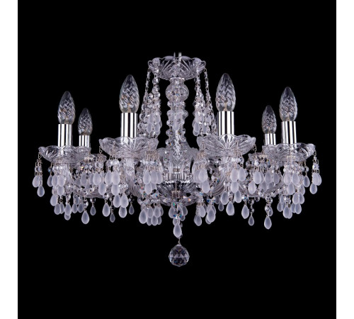 Подвесная люстра Bohemia Ivele Crystal 1410/8/195 Ni V0300