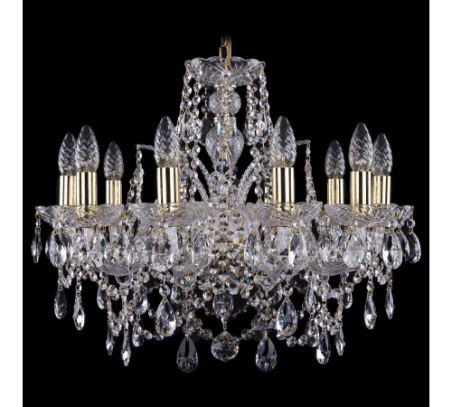 Подвесная люстра Bohemia Ivele Crystal 1411/10/195 G Leafs