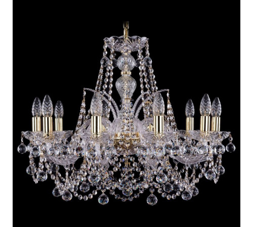 Подвесная люстра Bohemia Ivele Crystal 1411/10/240 G Balls