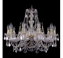Подвесная люстра Bohemia Ivele Crystal 1411/10/240 G Leafs