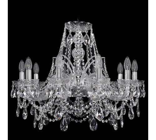 Подвесная люстра Bohemia Ivele Crystal 1411/10+5/240 Ni Подвесная люстра Bohemia Ivele Crystal 1411/10+5/240 Ni