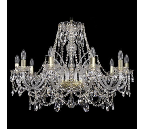 Подвесная люстра Bohemia Ivele Crystal 1411/10/300 G
