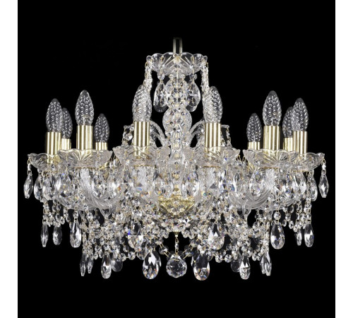 Подвесная люстра Bohemia Ivele Crystal 1411/12/195 G