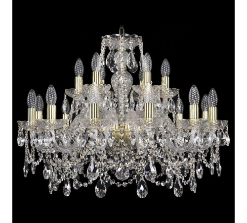 Подвесная люстра Bohemia Ivele Crystal 1411/12+6/240 G
