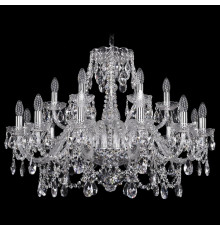 Подвесная люстра Bohemia Ivele Crystal 1411/12+6/300 Ni