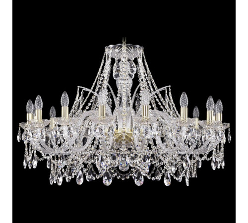 Подвесная люстра Bohemia Ivele Crystal 1411/16/360 G