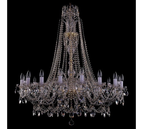 Подвесная люстра Bohemia Ivele Crystal 1411/16/400/XL-115 G