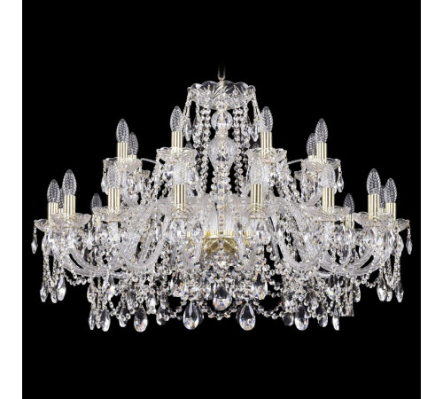 Подвесная люстра Bohemia Ivele Crystal 1411/16+8/360 G R801