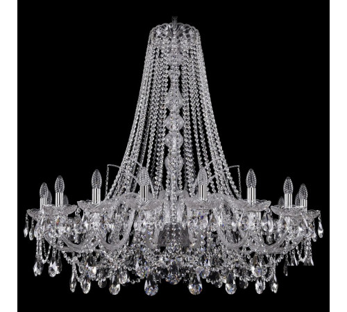 Подвесная люстра Bohemia Ivele Crystal 1411/18/400/h-113 Ni
