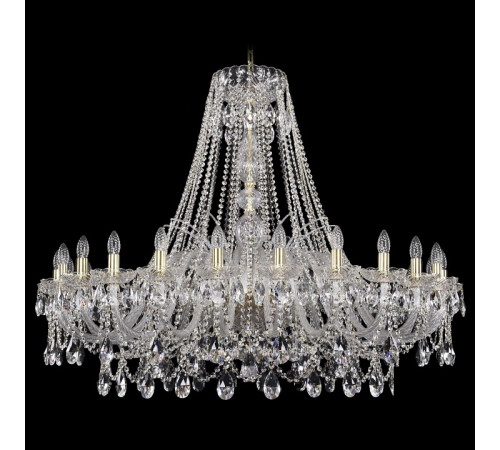 Подвесная люстра Bohemia Ivele Crystal 1411/24/460 G