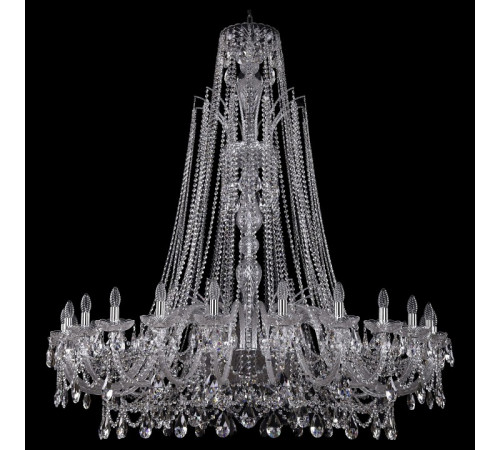 Подвесная люстра Bohemia Ivele Crystal 1411/24/530/XL-163 Ni Подвесная люстра Bohemia Ivele Crystal 1411/24/530/XL-163 Ni