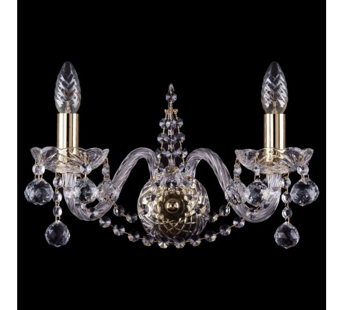 Бра Bohemia Ivele Crystal 1411B/2/160 G Balls Бра Bohemia Ivele Crystal 1411B/2/160 G Balls