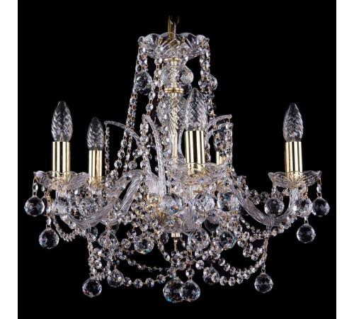 Подвесная люстра Bohemia Ivele Crystal 1411/5/160 G Balls