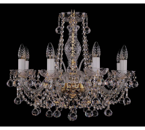 Подвесная люстра Bohemia Ivele Crystal 1411/8/195 G Balls