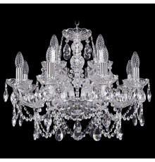 Подвесная люстра Bohemia Ivele Crystal 1411/8+4/195 Ni