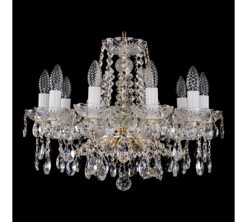 Подвесная люстра Bohemia Ivele Crystal 1413/10/165 G