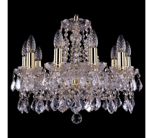 Подвесная люстра Bohemia Ivele Crystal 1413/10/165 G Leafs