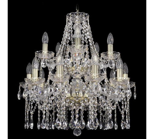 Подвесная люстра Bohemia Ivele Crystal 1413/10+5/200/2d G