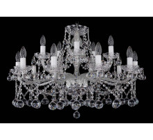 Подвесная люстра Bohemia Ivele Crystal 1413/10+5/300 Ni Balls