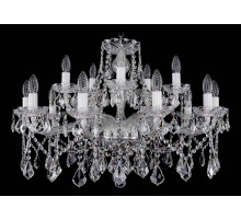 Подвесная люстра Bohemia Ivele Crystal 1413/10+5/300 Ni Leafs