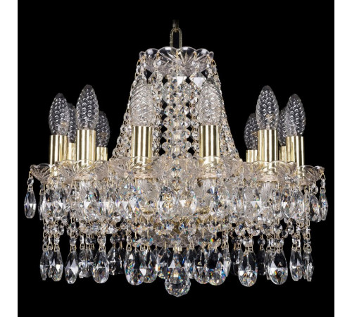 Подвесная люстра Bohemia Ivele Crystal 1413/12/141 G