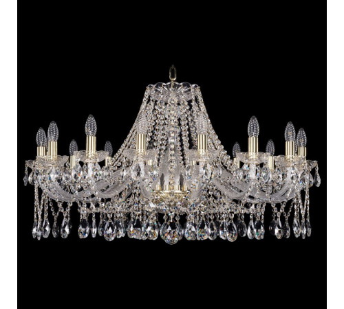 Подвесная люстра Bohemia Ivele Crystal 1413/16/360 G