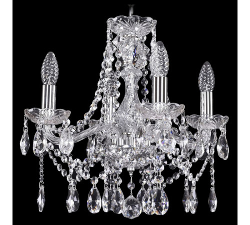 Подвесная люстра Bohemia Ivele Crystal 1413/4/141 Ni Подвесная люстра Bohemia Ivele Crystal 1413/4/141 Ni