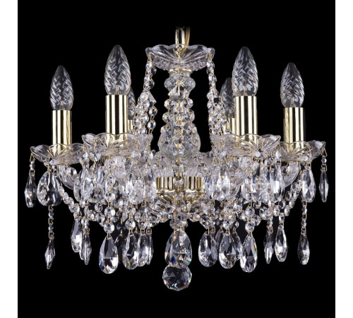 Подвесная люстра Bohemia Ivele Crystal 1413/6/141 G Leafs