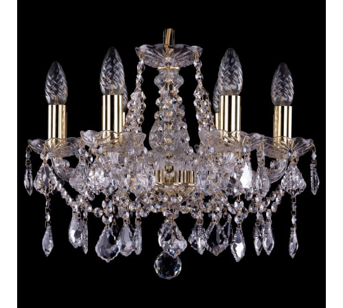 Подвесная люстра Bohemia Ivele Crystal 1413/6/141 G Leafs
