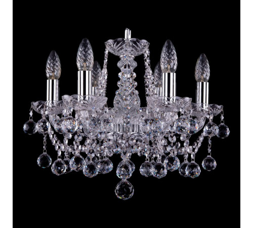 Подвесная люстра Bohemia Ivele Crystal 1413/6/141 Ni Balls