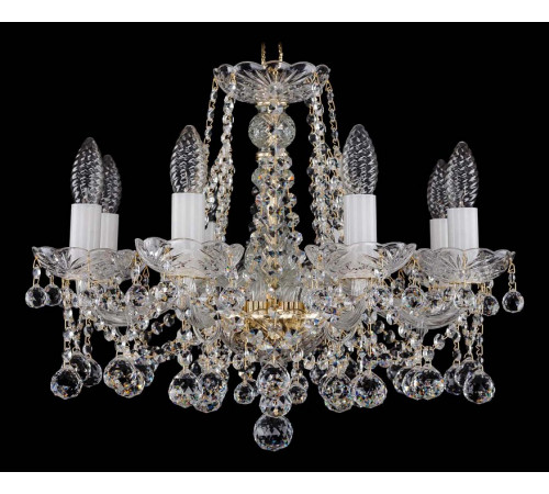 Подвесная люстра Bohemia Ivele Crystal 1413/8/165 G Balls