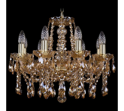 Подвесная люстра Bohemia Ivele Crystal 1413/8/165 G M721