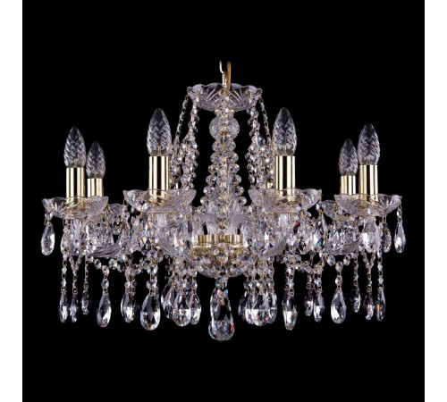 Подвесная люстра Bohemia Ivele Crystal 1413/8/200 G R777