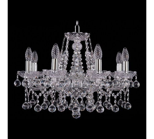 Подвесная люстра Bohemia Ivele Crystal 1413/8/200 Ni Balls