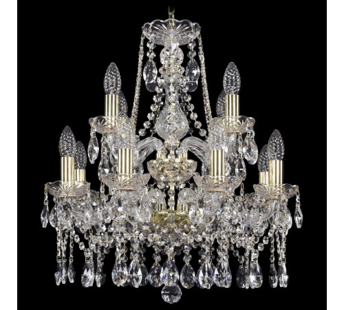 Подвесная люстра Bohemia Ivele Crystal 1413/8+4/165/2d G