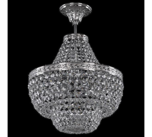 Люстра на штанге Bohemia Ivele Crystal 19101/H1/35IV Ni