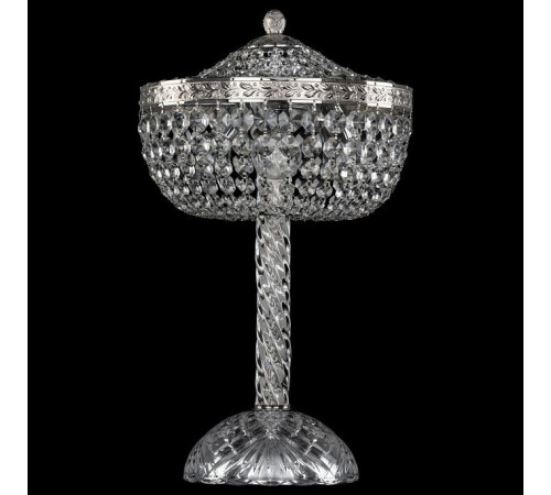 Настольная лампа Bohemia Ivele Crystal 19111L4/25IV Ni Настольная лампа Bohemia Ivele Crystal 19111L4/25IV Ni