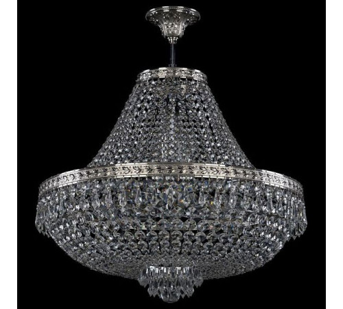 Люстра на штанге Bohemia Ivele Crystal 19271/H1/55IV Ni