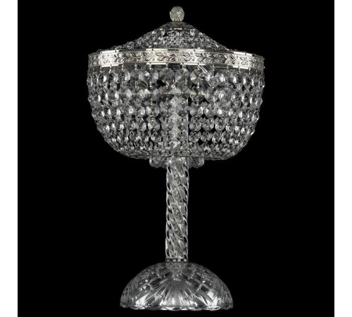 Настольная лампа Bohemia Ivele Crystal 19281L4/25IV Ni Настольная лампа Bohemia Ivele Crystal 19281L4/25IV Ni