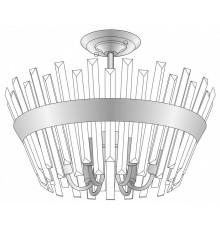 Люстра на штанге Citilux Вестерос CL307160
