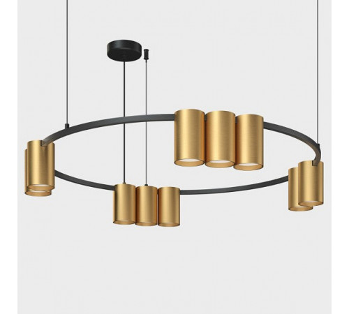 Подвесная люстра Denkirs Orbit DK4065-BK+SG