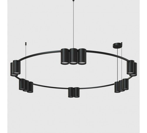 Подвесная люстра Denkirs Orbit DK4067-BK+SG Подвесная люстра Denkirs Orbit DK4067-BK+SG