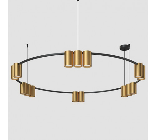 Подвесная люстра Denkirs Orbit DK4067-BK+SG Подвесная люстра Denkirs Orbit DK4067-BK+SG
