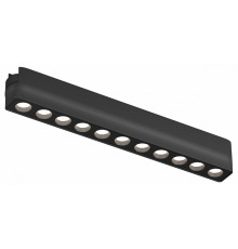 Трековый магнитный однофазный светильник Denkirs Air grill DK5335-BK