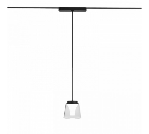 Трековый магнитный однофазный светильник Denkirs Air hang DK5347-BK