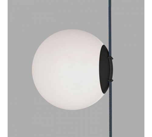 Трековый однофазный светильник Denkirs Belty orb DK5552-BK