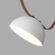 Трековый однофазный светильник Denkirs Belty flow DK5560-WH+BK