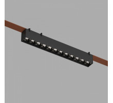 Трековый однофазный светильник Denkirs Belty grill DK5570-BK