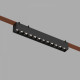 Трековый однофазный светильник Denkirs Belty grill DK5570-BK
