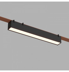 Трековый однофазный светильник Denkirs Belty linear DK5574-BK